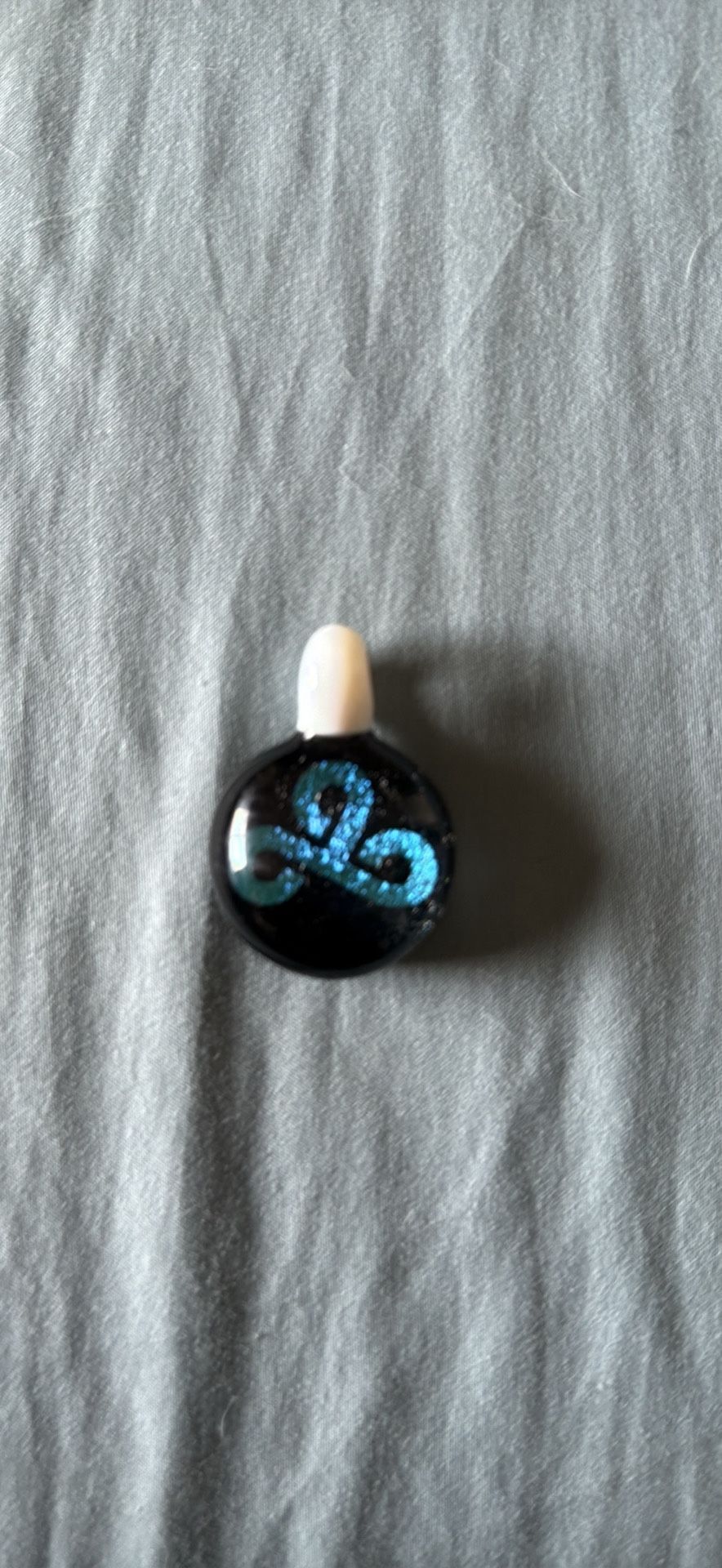Cloud 9 Neckless Glass Pendant