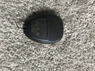 Buick remote key fob