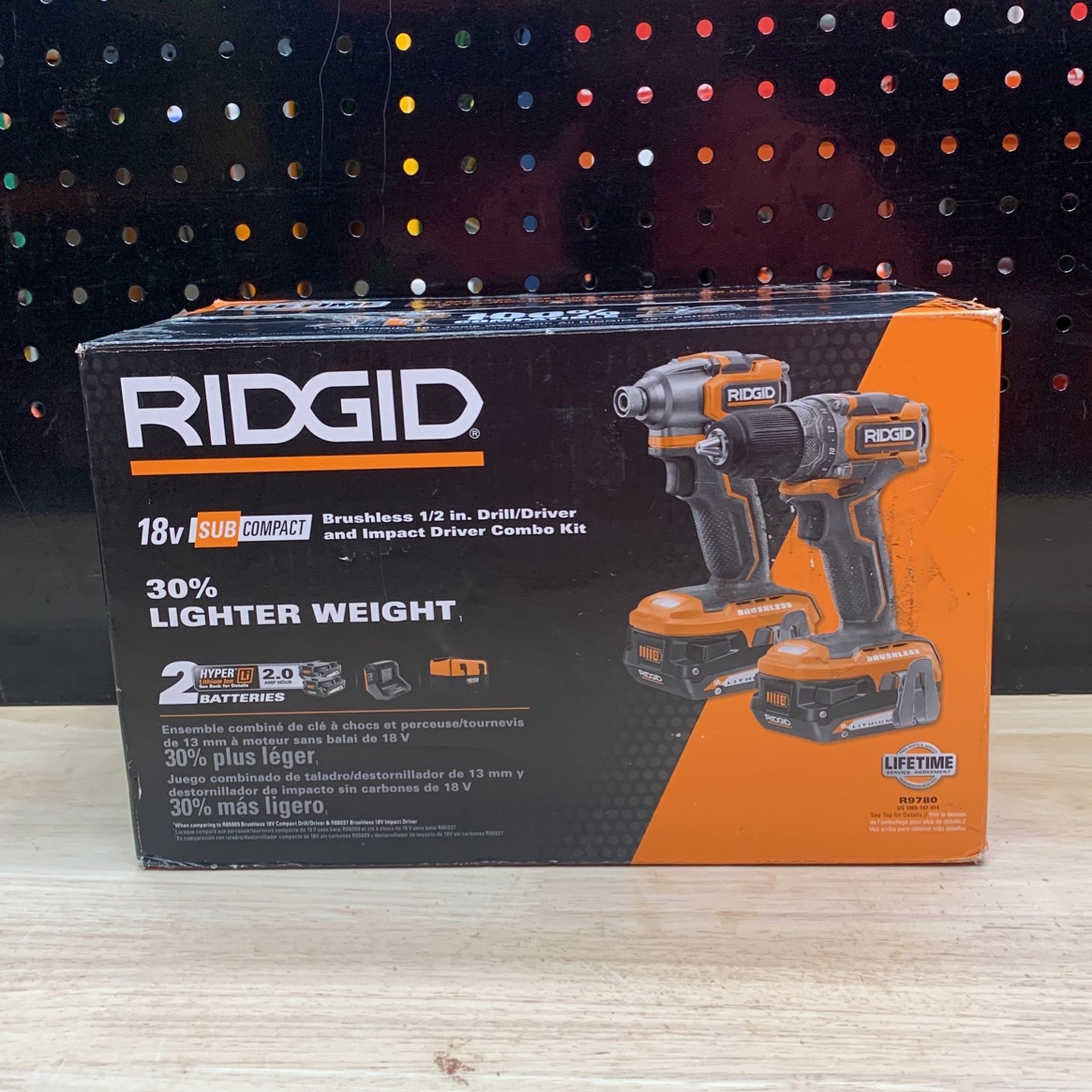 Ridgid 18V Brushless SubCompact Drill Driver and Impact Driver