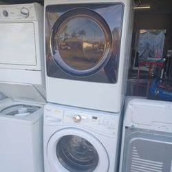 Whirlpool Duet Stackable Washer And Kenmore Gas Dryer 