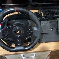 PXN-V900 GAMING RACING WHEEL BLACK 