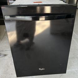 Whirlpool Black Dishwasher 