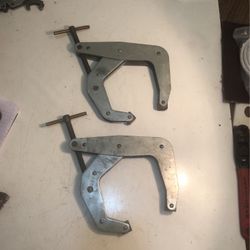 Qty 2 - Kant Twist Welder Machinest Clamp # 6D - 421 Used In Great Condition