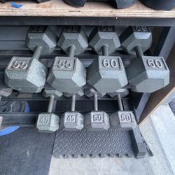 Hex Dumbbells Weights… Home gym Fitness…