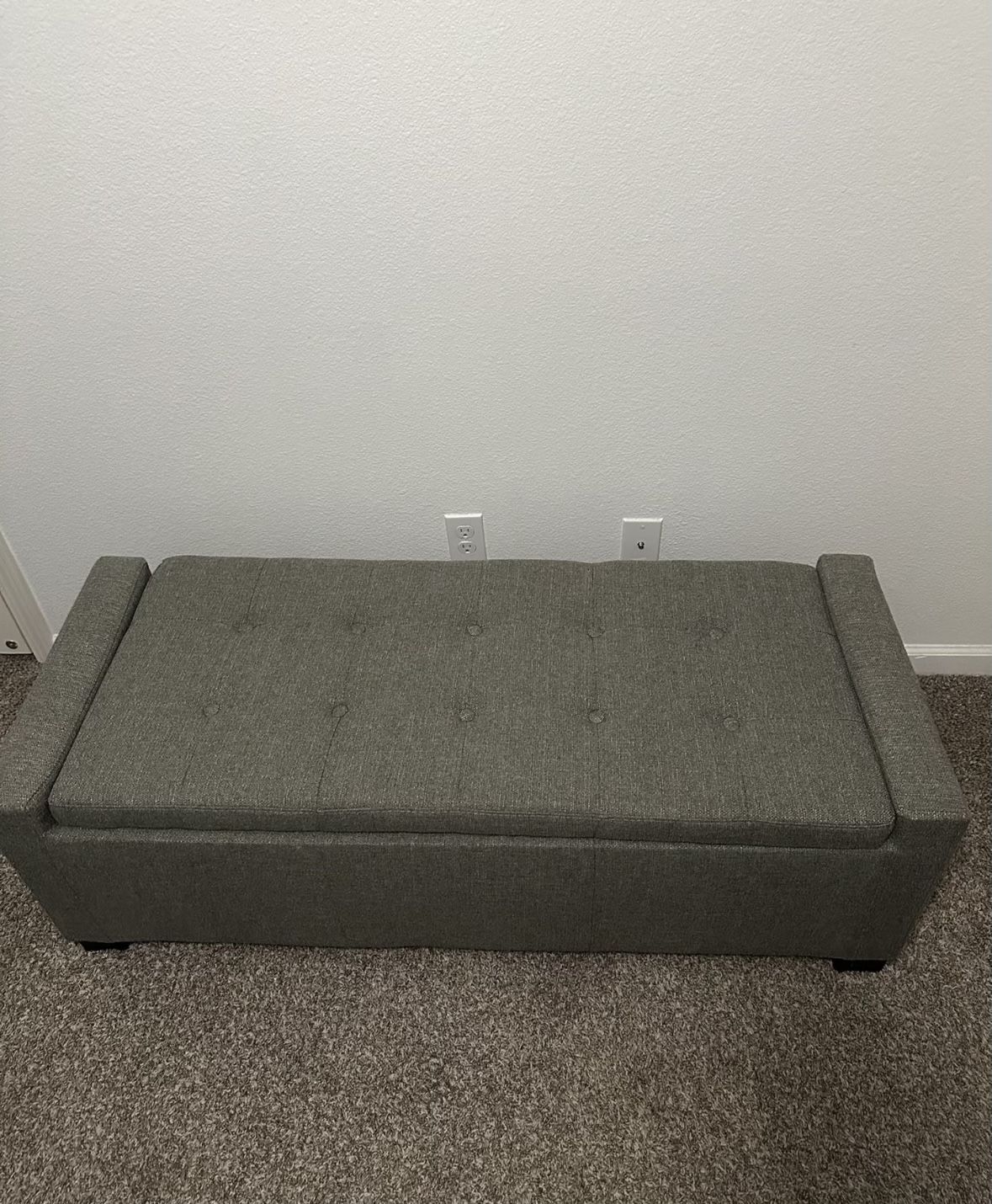 Grey Ottoman