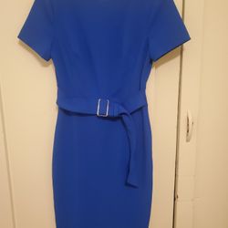 Used Blue Women's Calvin Klein Dress Size 2