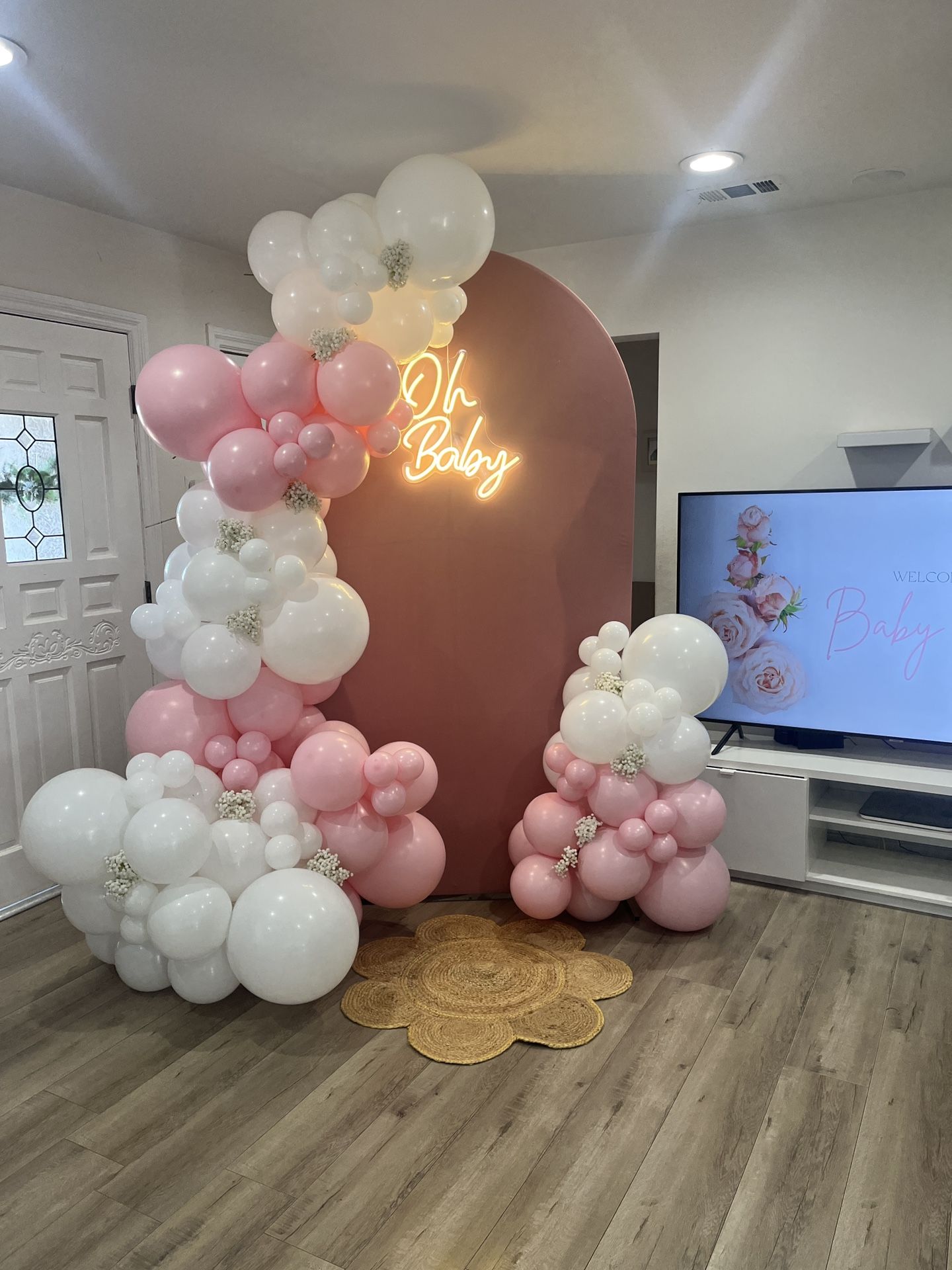 Baby shower Balloon Backdrop Garland Decoration