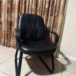 Black Leather office chair