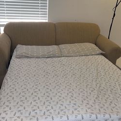 Crème sofa bed