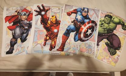 Canvas Super Hero Pic