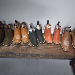 Botines De Piel De México Para Niños 