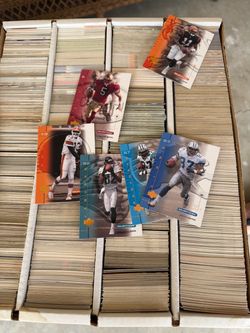 Foot ball and hokey cards