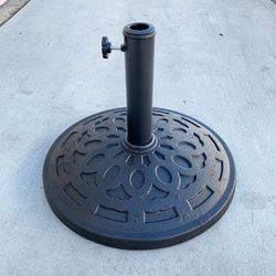(New) $30 Outdoor Patio Umbrella 19” Base Weight 30lbs, Fit 1.5” pole