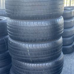 SET OF TIRE 285 45 22 BRIDGESTONE 85% LIFE