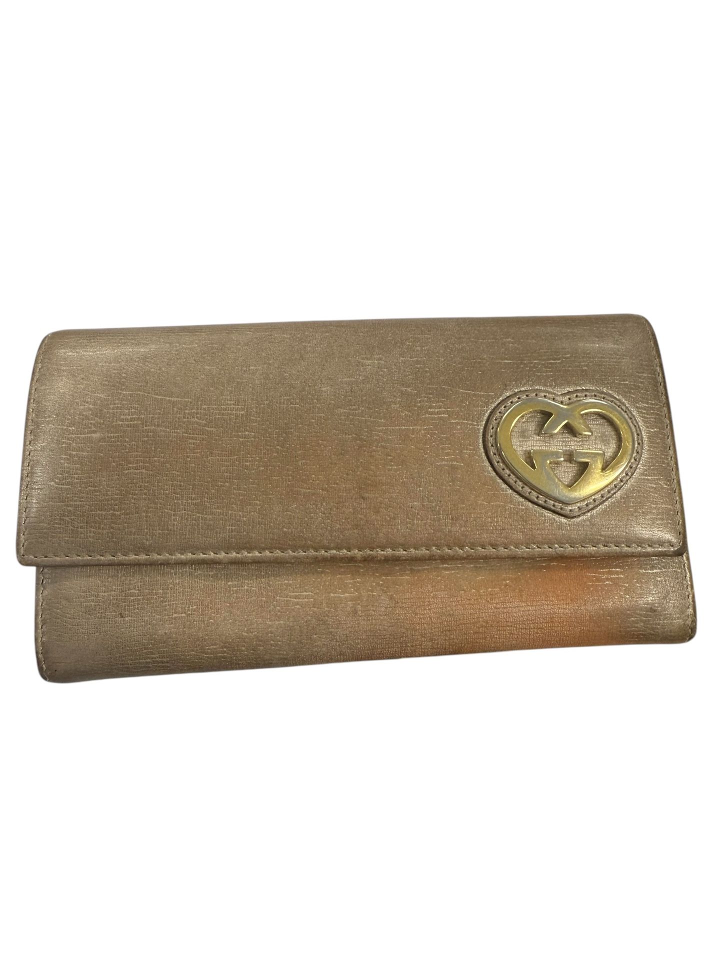 Gucci Authentic Pale Vintage Long Wallet