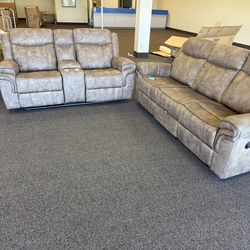 New sofa and loveseat! Reclining and rockers!!