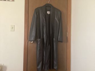 Women’s Leather Coat Made In U S A Size Small