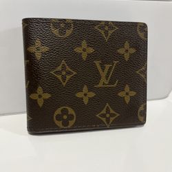 Luis vuitton brown monogram wallet