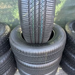 FOUR GOOD USED TIRES 95%TREAD LIFE. 245/65/17 TOYO. 195/65/15. 205/55/16. 215/60/16. 235/75/15. 235/45/18. 235/40/19. 255/65/18. 235/60/18. 275/55/20.