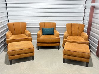 Designer Lily Jack Lounge Chair Set 5 Pieces