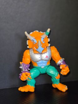 Teenage Mutant Ninja Turtles TMNT Triceraton Action Figure Vintage 1990