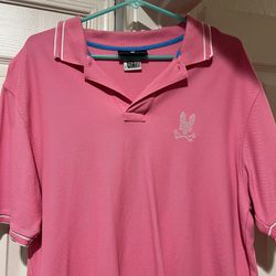 Pink Psycho Bunny Polo Size XL Or 7