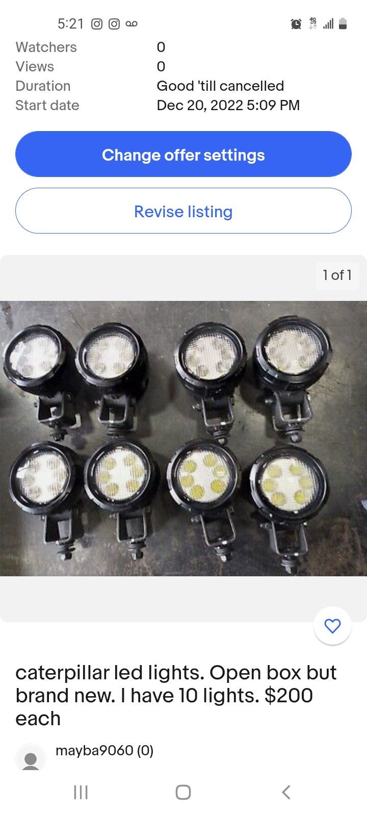 Caterpillar Led Work Lights 