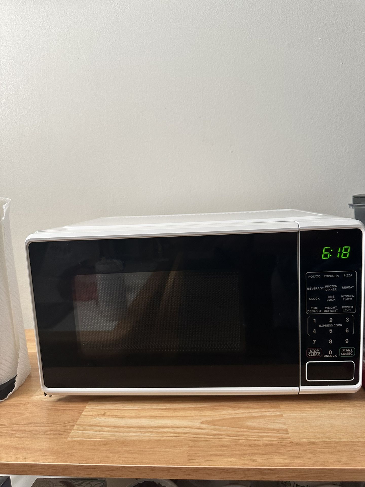 White Microwave