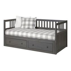 IkeaHemnes Day bed, Gray, Twin, Mattress not included