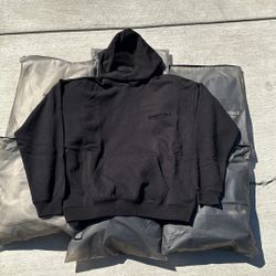 Black Essential Hoodie
