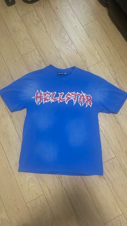 Hellstar Blue Graphic T-Shirt