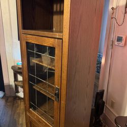 Two Shelved Cabinets