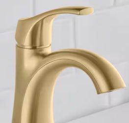Bathroom Faucet Matte Gold