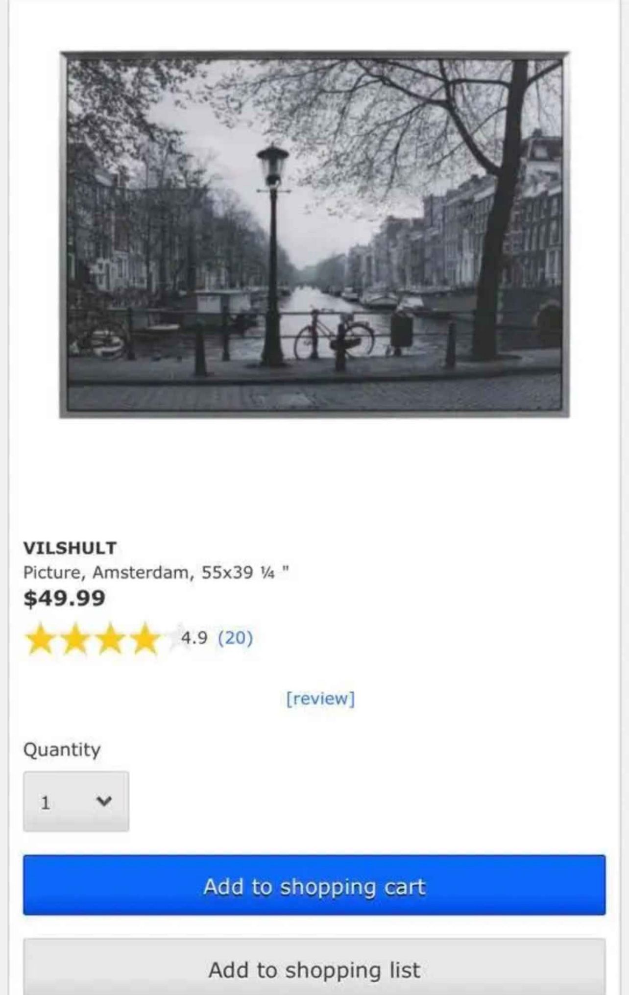 ikea Art Showing Scenic Amsterdam
