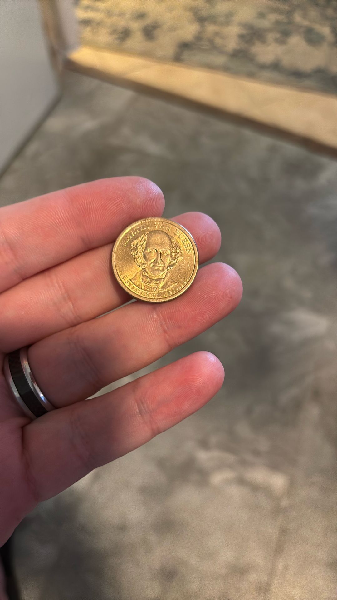 2008-D Martin Van Buren Presidential Dollar 8th President Coin