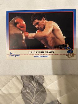 Julio Cesar Chavez Collectable Card