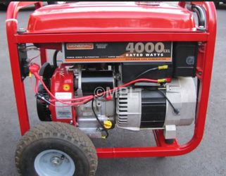 Generac 4000 Generator with electric start