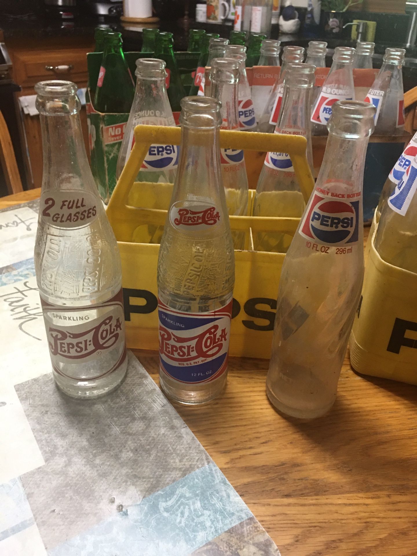 Original Pepsi-Cola Glass Bottles 