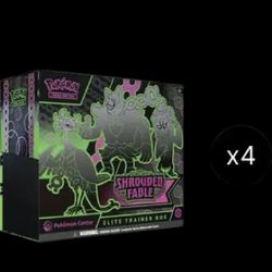 Shrouded Fable POKEMON CENTER ETB Sealed Case 