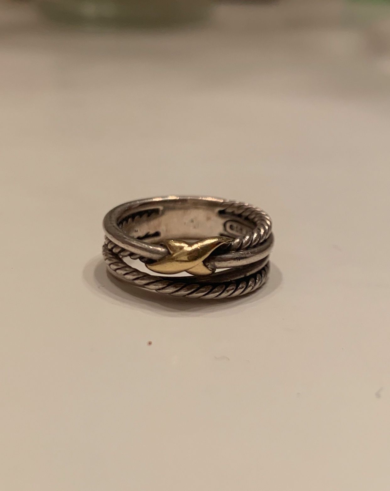 David Yurman X Crossover Band Ring