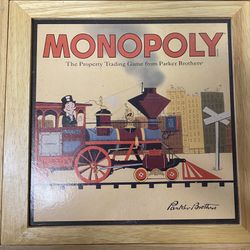 Limited addition, wooden box monopoly game