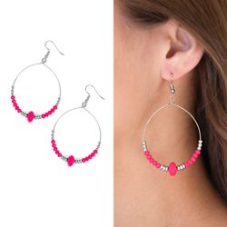 Retro Rural - Pink Earrings