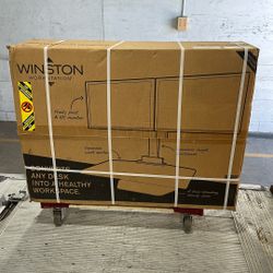 BRAND NEW WINSTON DUAL-MONITOR WORKSTATION  (91lbs)