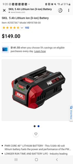 Skill 40v Battery And Charger