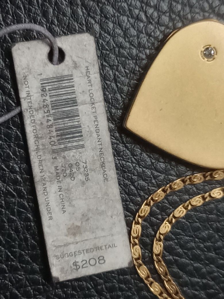 Tory Burch Heart Locket Opens New