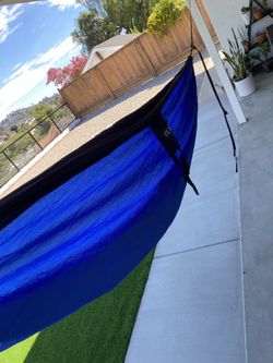 Navy/Royal Blue Eno Single Nest Hammock With Straps