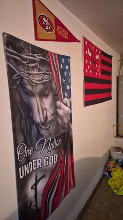Flags for man cave