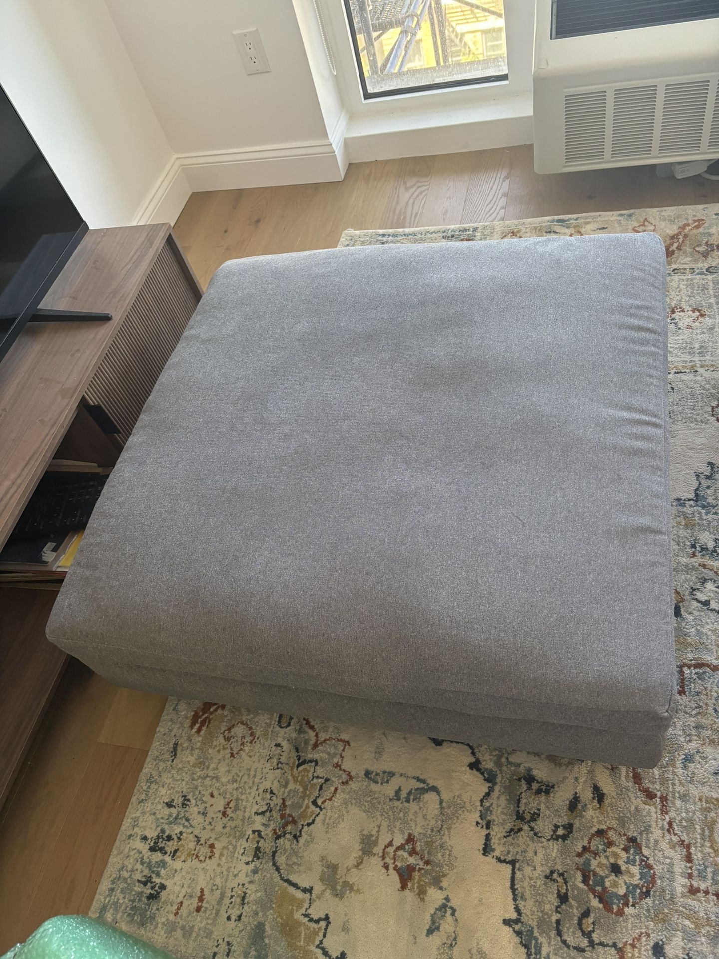 West Elm Harmony Ottoman, Park Slope Pick Up