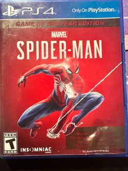 Marvel Spider-Man Game of the Year Edition PS4