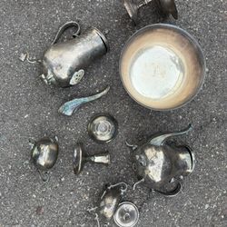 Lot Of Silver Plated Serving Items